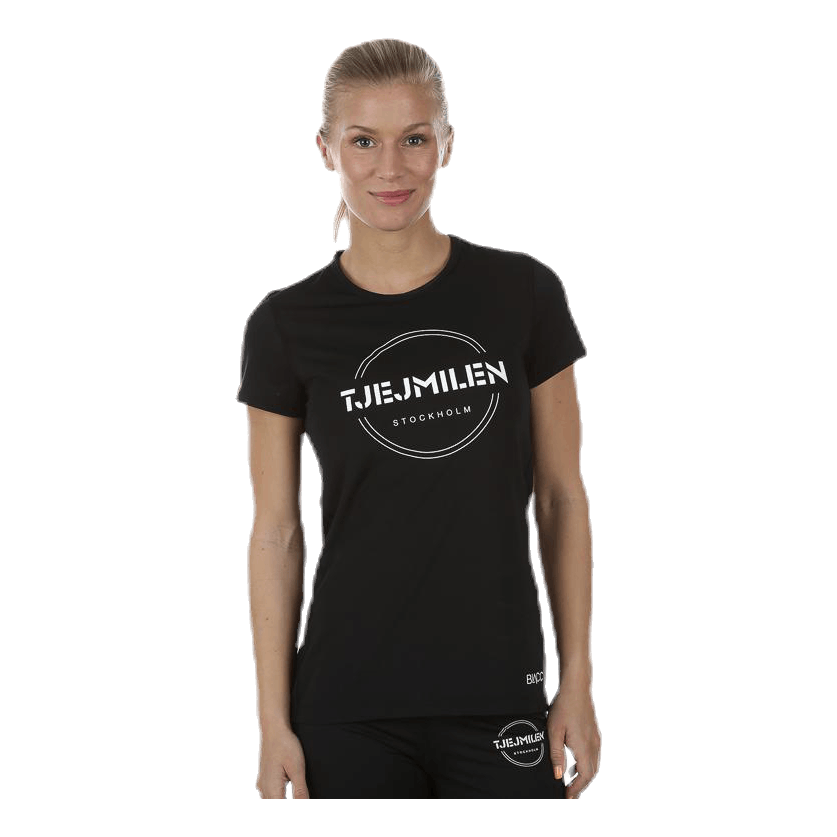 Tjejmilen Functional T-Shirt Black 4 Tjejmilen Functional T-Shirt Black - Image 2